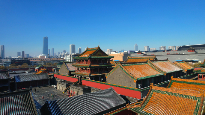 沈阳故宫、沈阳历史、沈阳雪景、沈阳冬季