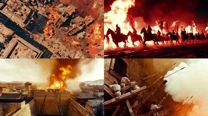 4k40组最全古代各种战场兵马攻城合集