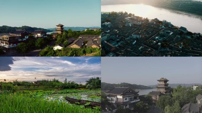 四川宜宾李庄古镇古代建筑席子巷高桥竹村