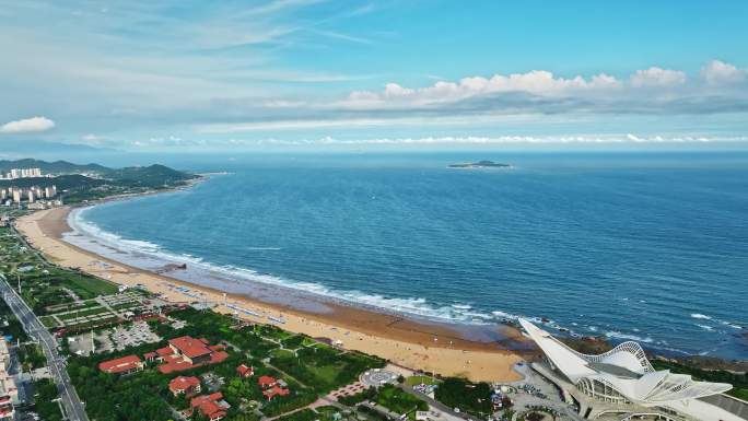 青岛金沙滩海水浴场