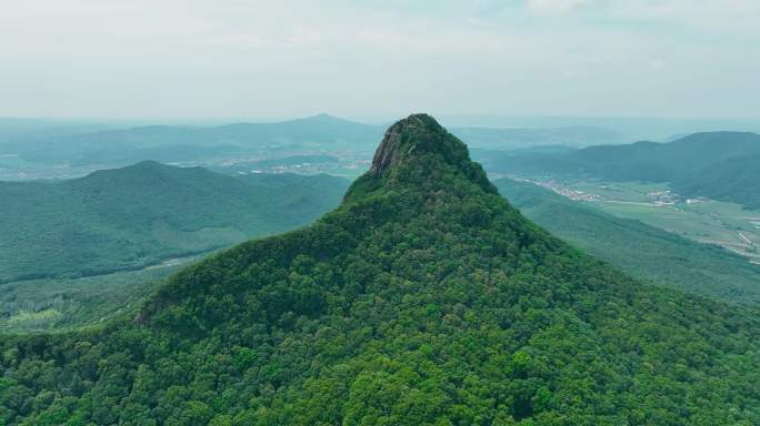 4K 哈尔滨帽儿山风景区多角度航拍