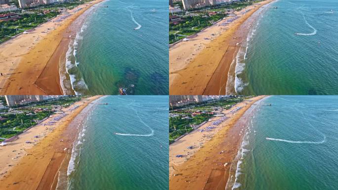 青岛金沙滩海水浴场