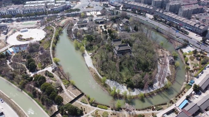 古文游台 牌坊 秦观 纪念馆 展厅 高邮