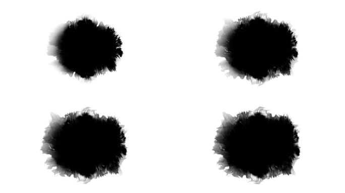 黑白水墨晕染特效素材 (122)