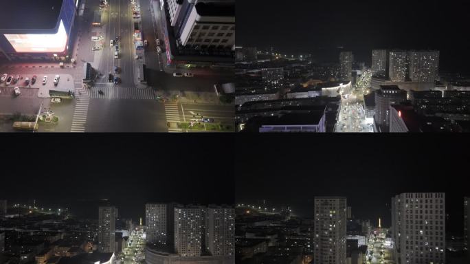 佳木斯邻江公路夜景