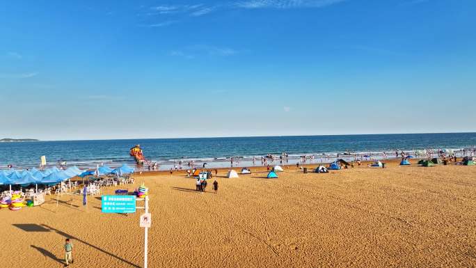 青岛金沙滩海水浴场