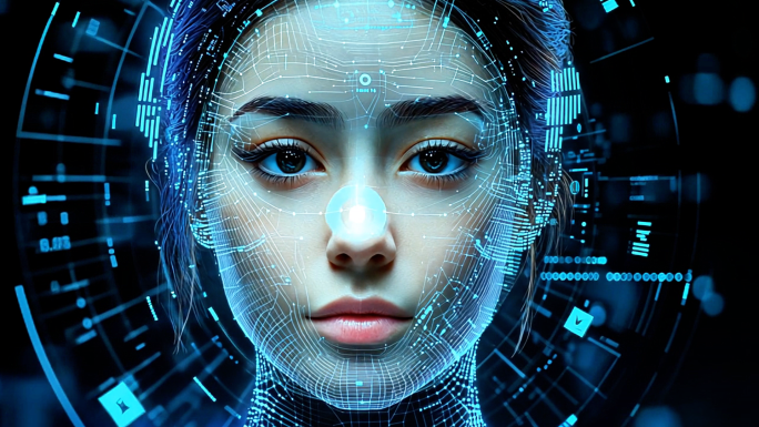 ai全息人工智能智能机器人智慧科技特效