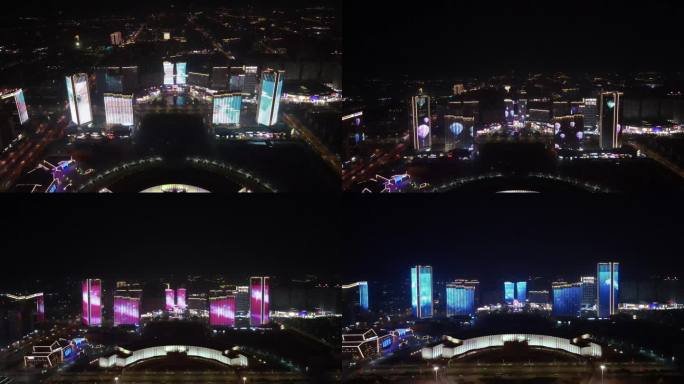 新乡夜景航拍04
