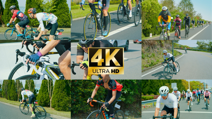 自行车骑行追逐蹬车