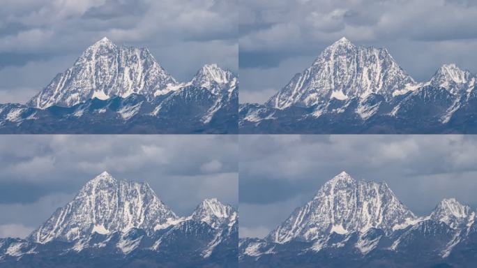 雅拉雪山云卷云舒延时