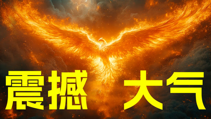凤凰 粒子凤凰 火凤凰 凤凰涅槃浴火重生