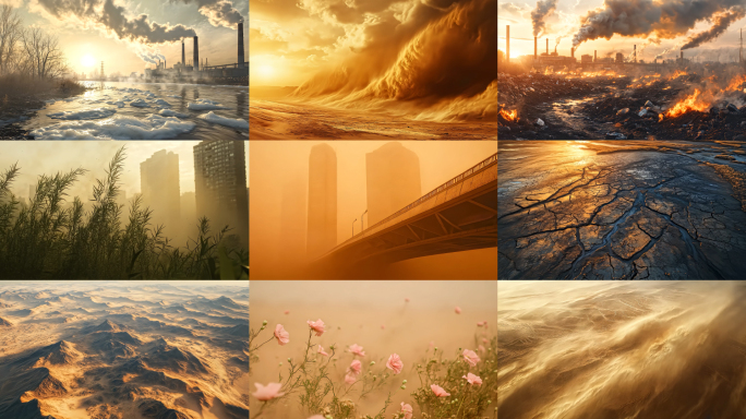 雾霾黄沙环境空气污染全球变暖28