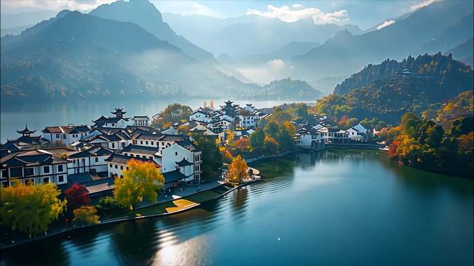 中国祖国大好河山自然风景风光航拍美丽中国