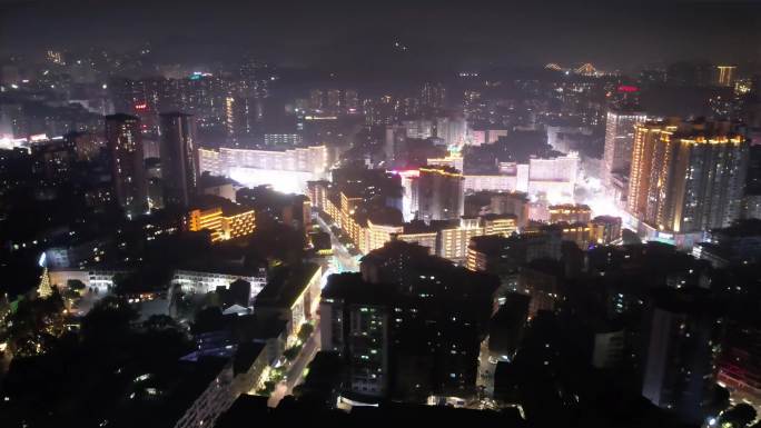 达州夜景延时