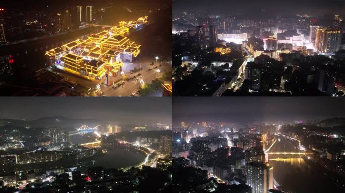 达州夜景延时