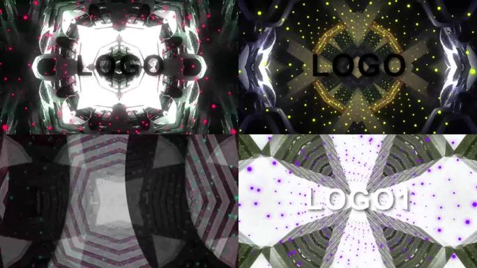 绚丽唯美时尚LOGO万花筒25套AE工程