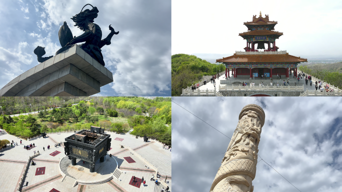 龙鼎山景区航拍