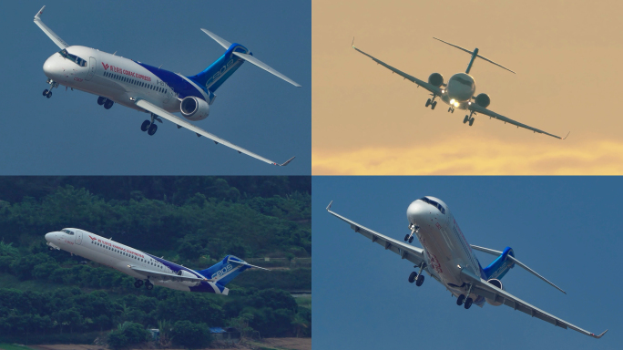 国产C909(ARJ21)珠海航展表演