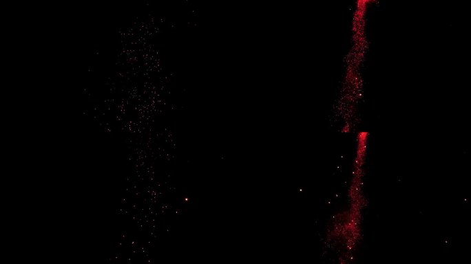 慢动作展示五彩缤纷的烟花照亮夜空