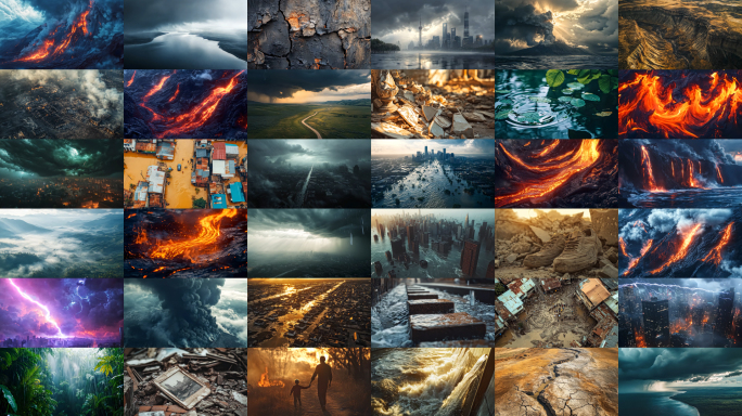 自然灾害山体滑坡地震海啸合集7