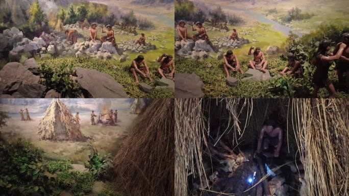 旧新石器时代过渡 峙峪遗址峙峪人生活复原