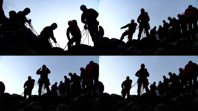 登山队 向导 纪实影像