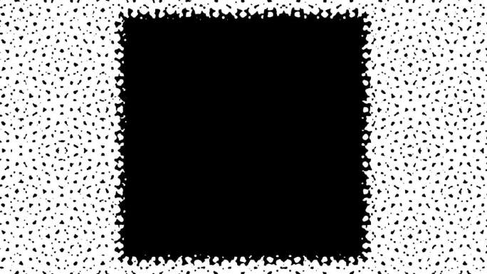 黑白闪烁图案中有一个洞