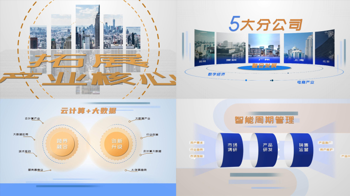 年终总结汇报业绩数据展示