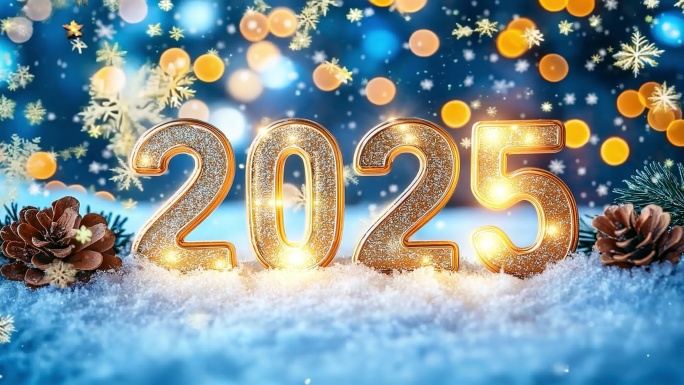 唯美冰雪烟花2025字体