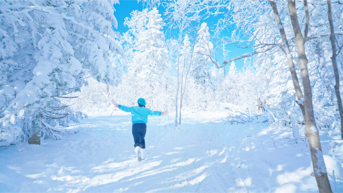 中国雪乡 雪岭 冰雪大世界