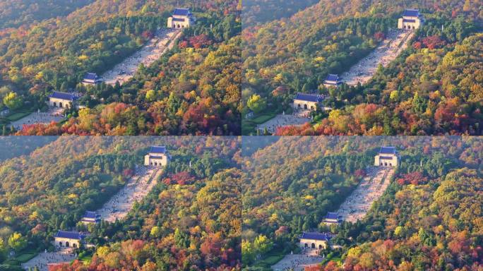 南京中山陵秋景