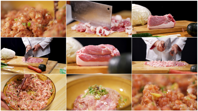 【4K高清原创】剁肉馅