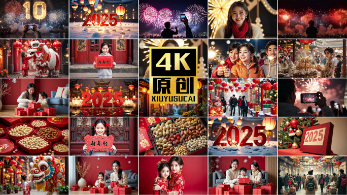 2025新年归乡喜庆过大年新春合集
