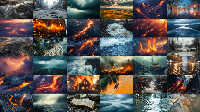 自然灾害山体滑坡地震海啸合集2