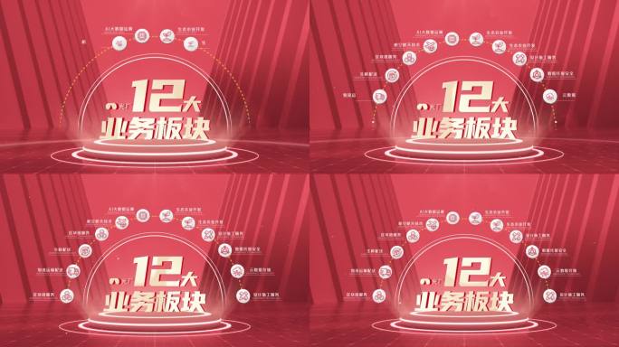 红色企业12大分类分支业务板块