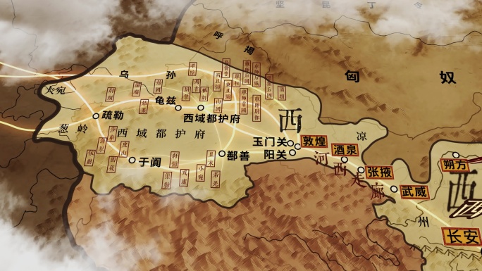 西汉西域都护府河西走廊AE