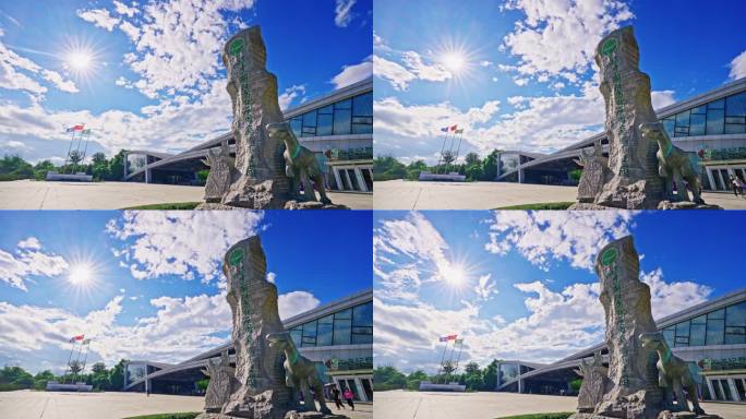 辽宁朝阳鸟化石国家地质公园航拍