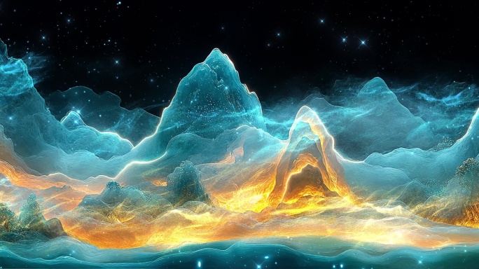 梦幻粒子山体