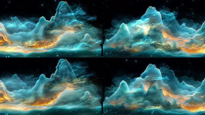 梦幻粒子山体