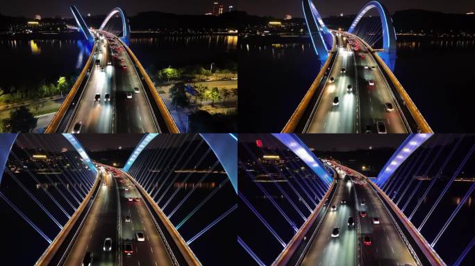 夜拍跨江特大桥