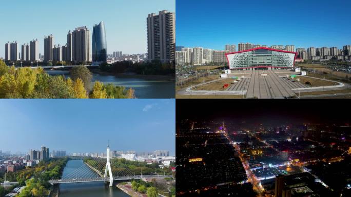 漯河城市地标合集漯河西站彩虹桥白河小玉米