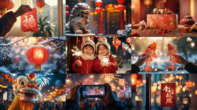 2025蛇年过年春节新年新春合集