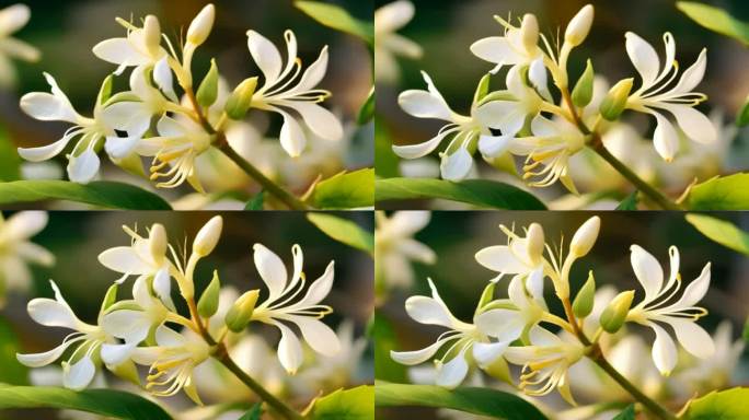金银花 忍冬花银花双花二宝花二花金银藤