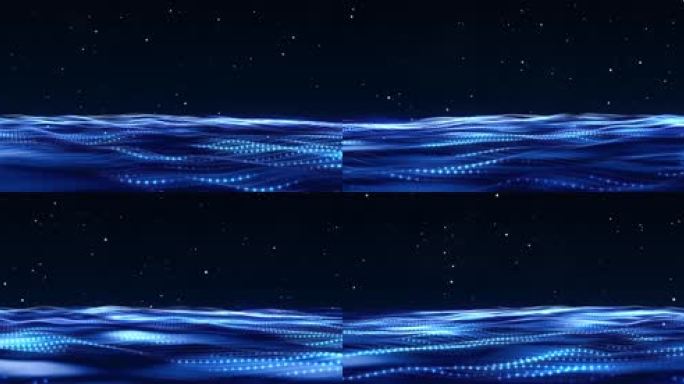 8K 夜景海面 月光 静谧 安静 唯美