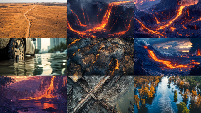 火山自然灾害山体滑坡地震海啸44