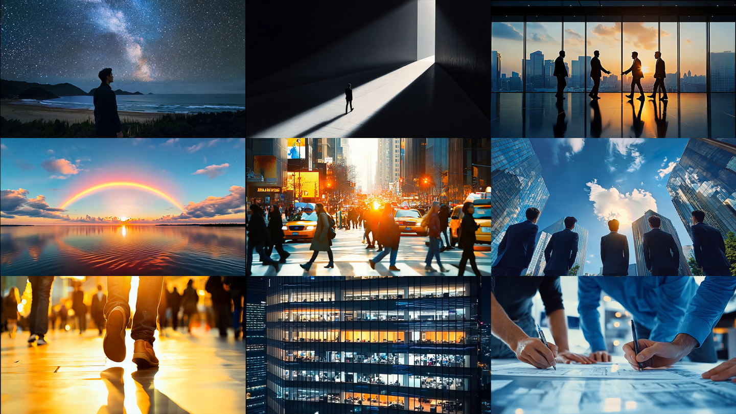 （无插件4K模板）回顾片 未来展望 团队