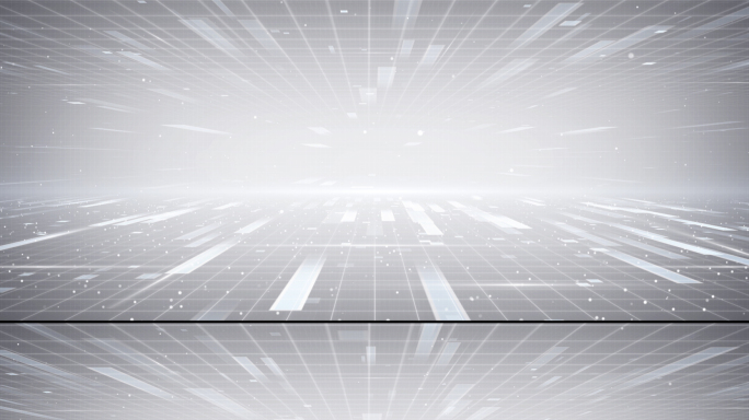 循环简洁明亮白色科技背景