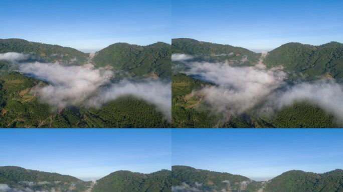 海南白沙九架岭云海延时