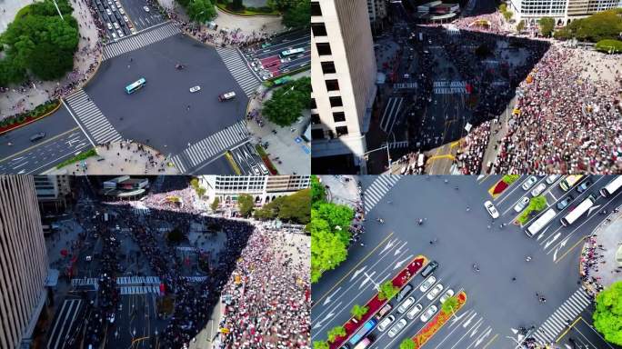 交通路口 车流量大 黄金周 错峰出游