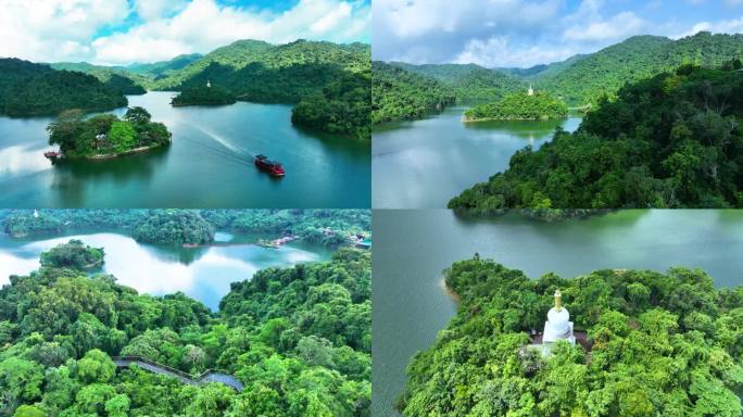 保亭神玉岛航拍视频